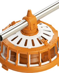 Feed pan cpl FXB360 for tube dia 45 BB-rearing & product.